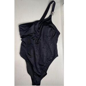 Victoria’s Secret Black One-Shoulder Swimsuit